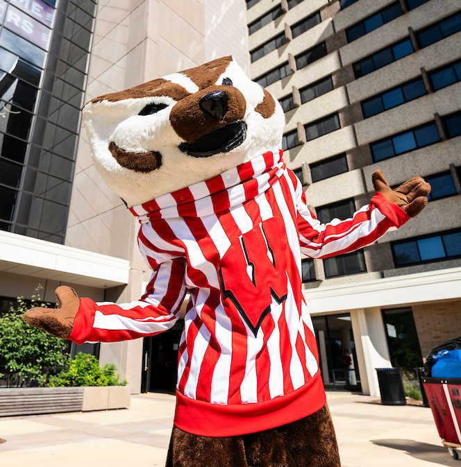 Bucky Badger.