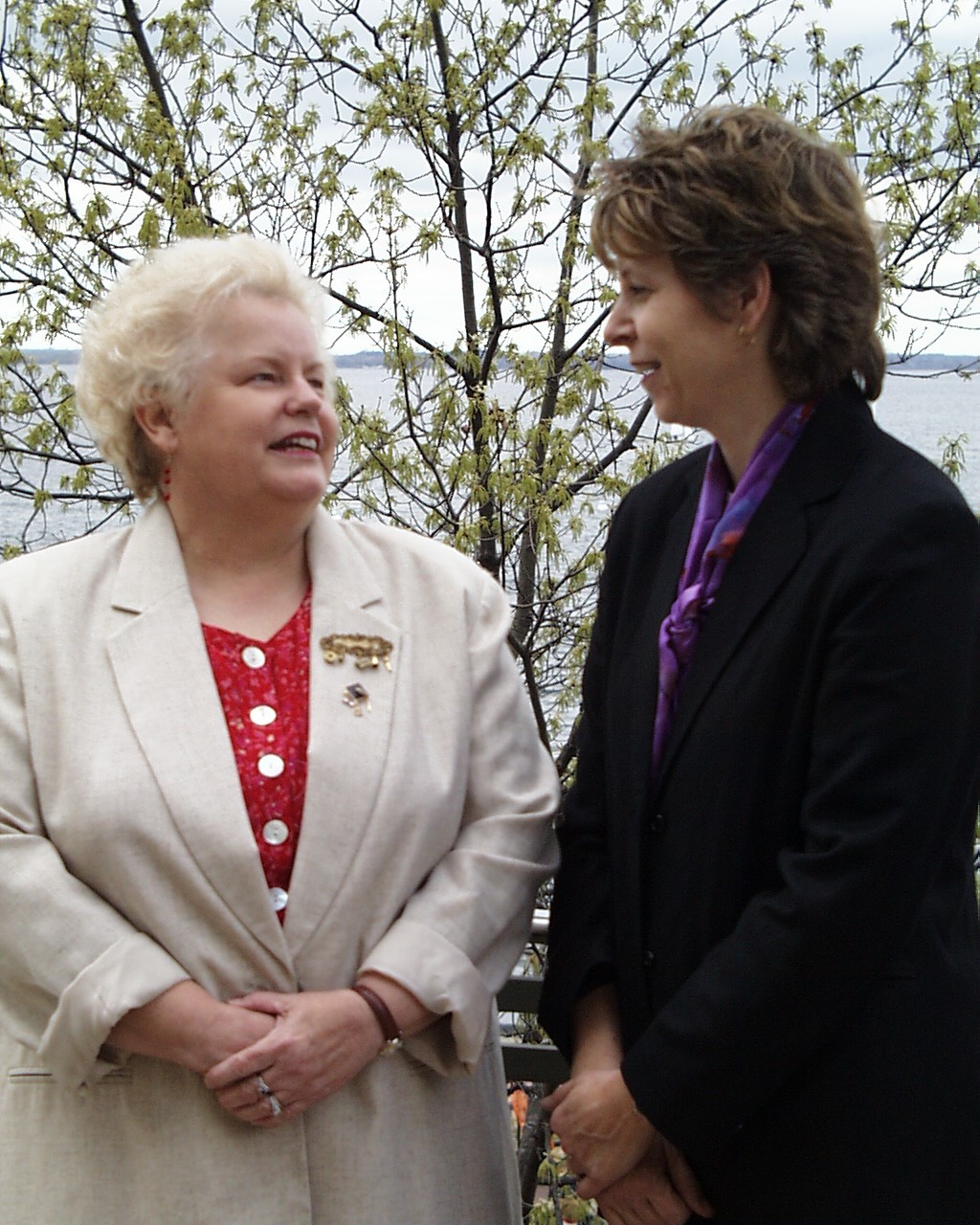 LaVay Scott with Sybil Pressprich.